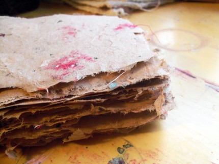 40 sheets paper recycled sheets of paper chipboard