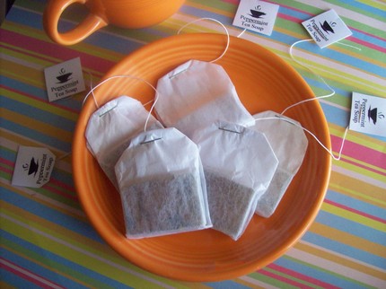 SoapsandSuchbyHolly Peppermint Tea Soap with Faux Tea Bag