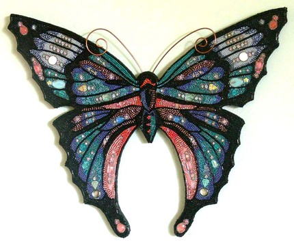 butterfly large mosaic butterfly