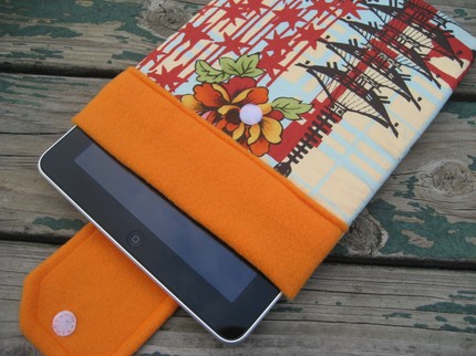 ipad holder orange
