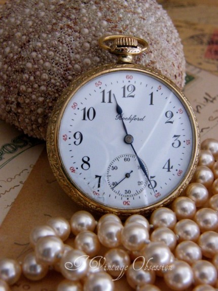 Antique 1911 Pocket Watch by A Vintage Obsession