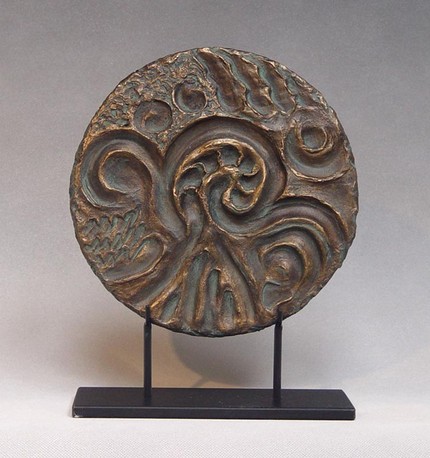 CeramicArts Hurricane sculpture plaque