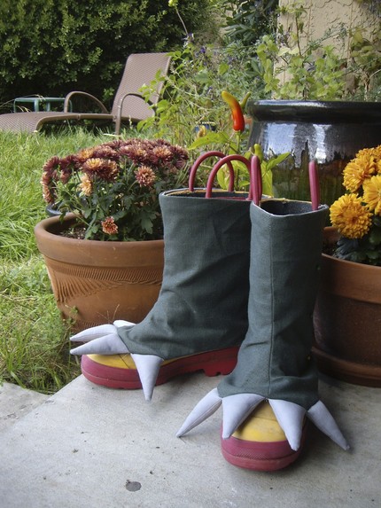 monster rain boots