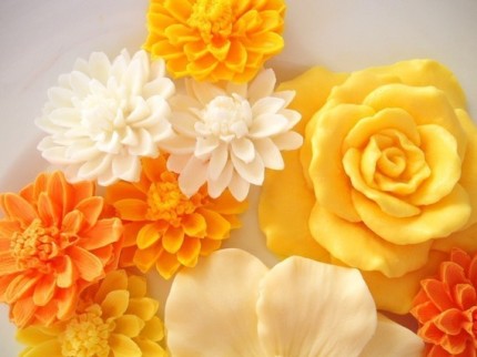 flower soap for wedding