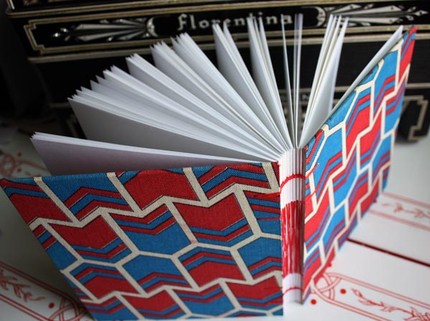 vintage chevron sketchbook by somavenus