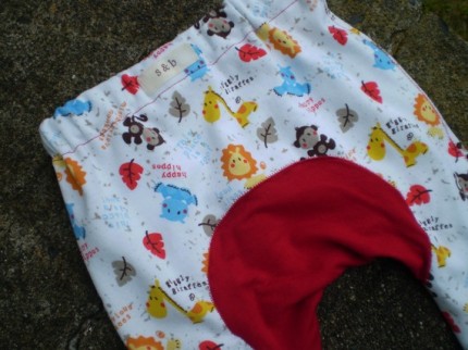 baby yoga pants by Schnitzel and Boo