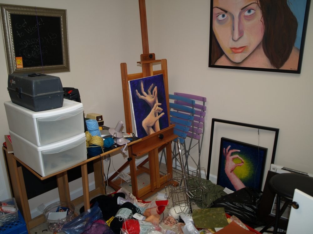 organizing a craft room