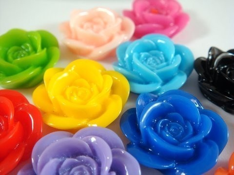rose jewelry cabochons